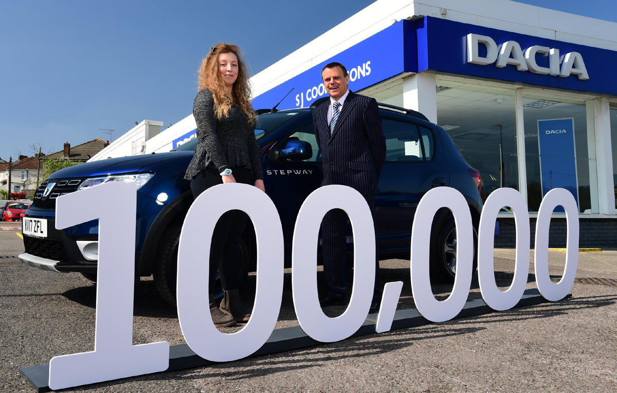 Dacia 100000 UK anniversary model